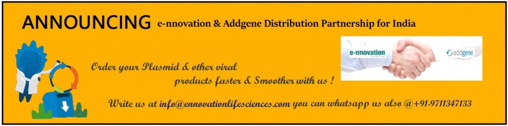Addgene Announcement